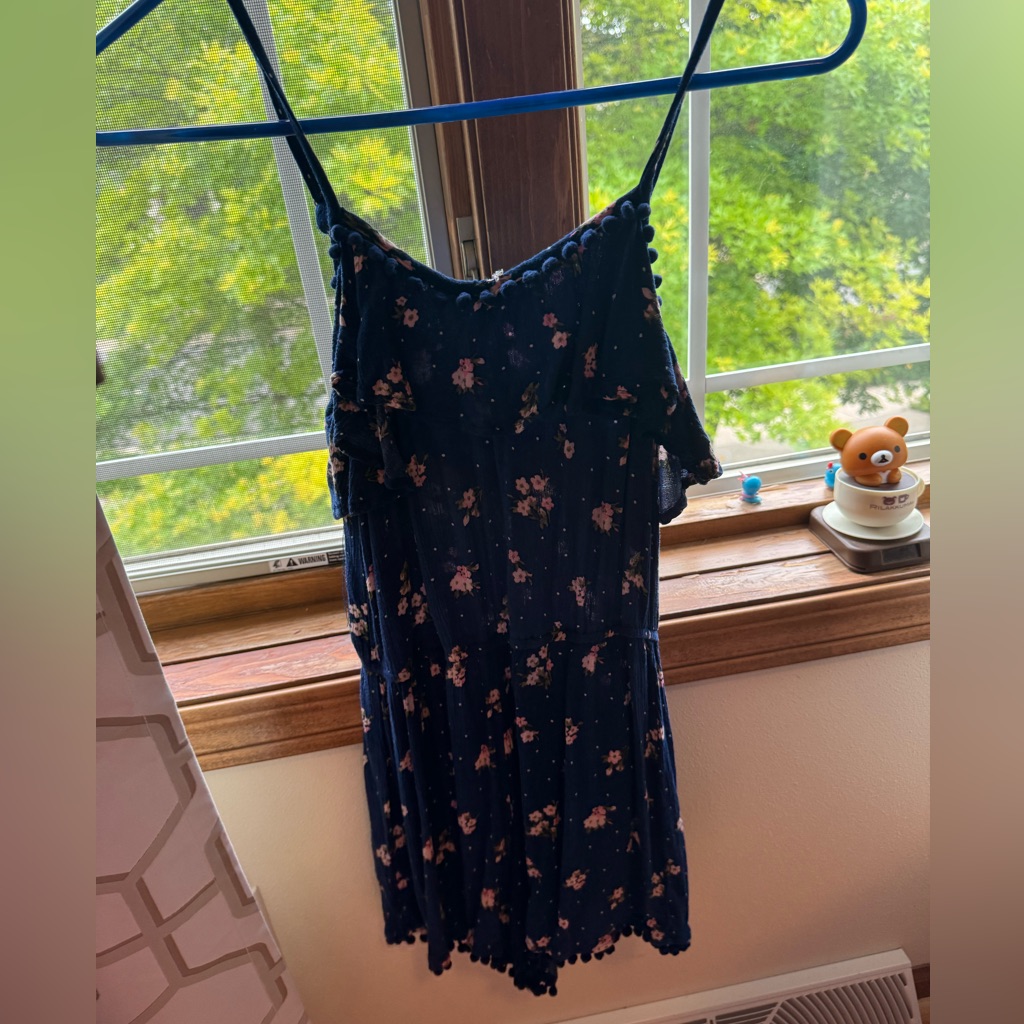 Blue Flowers Romper  Brand New Arizona Brand